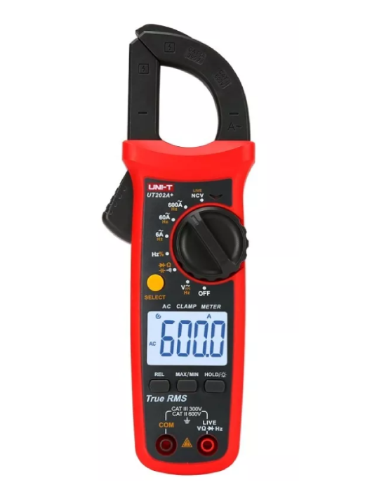 Pinza Voltiamperimétrica AC TRUE RMS UT202A+
