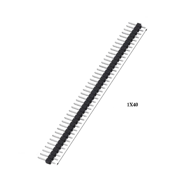 regleta header 1x40 macho macho