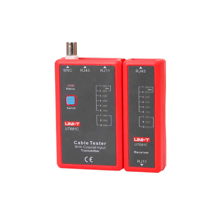 UT681C Probador cable RJ45/RJ11/BNC