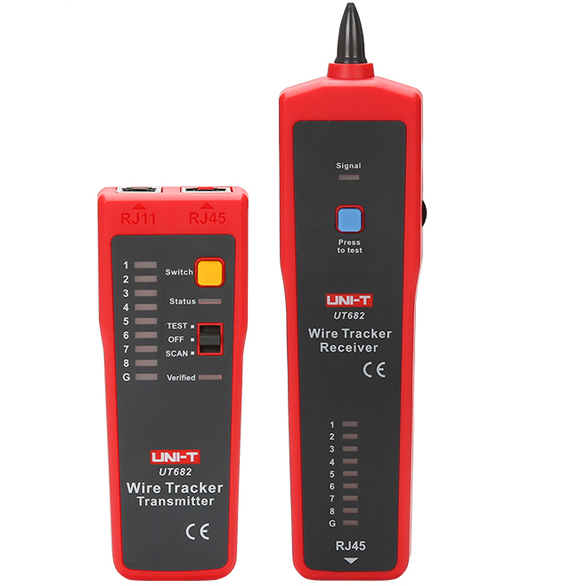 Rastreador de cables de red RJ11 - RJ45 UT682