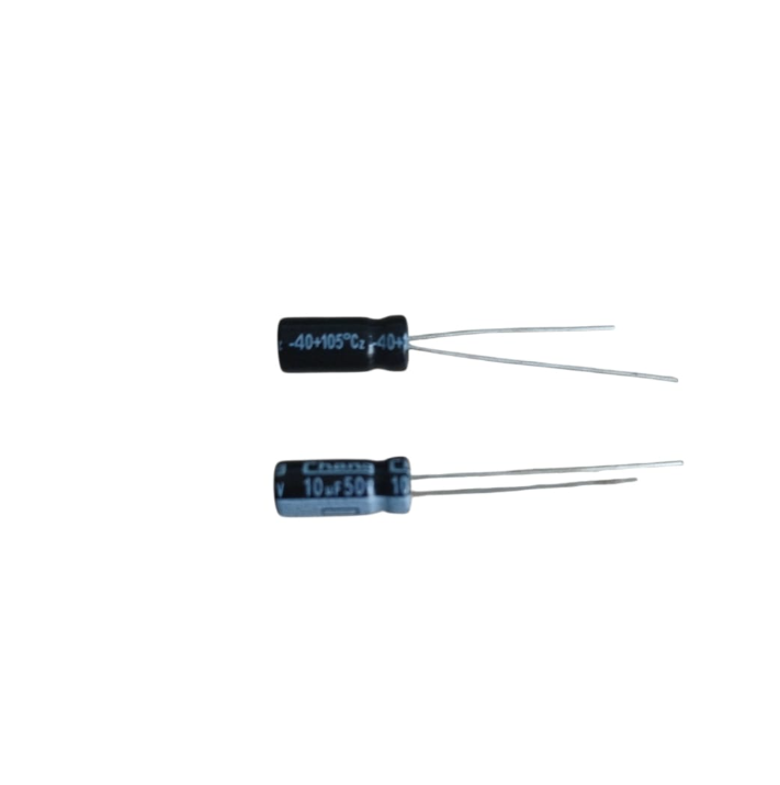 Condensador electrolitico 10uf x 50V