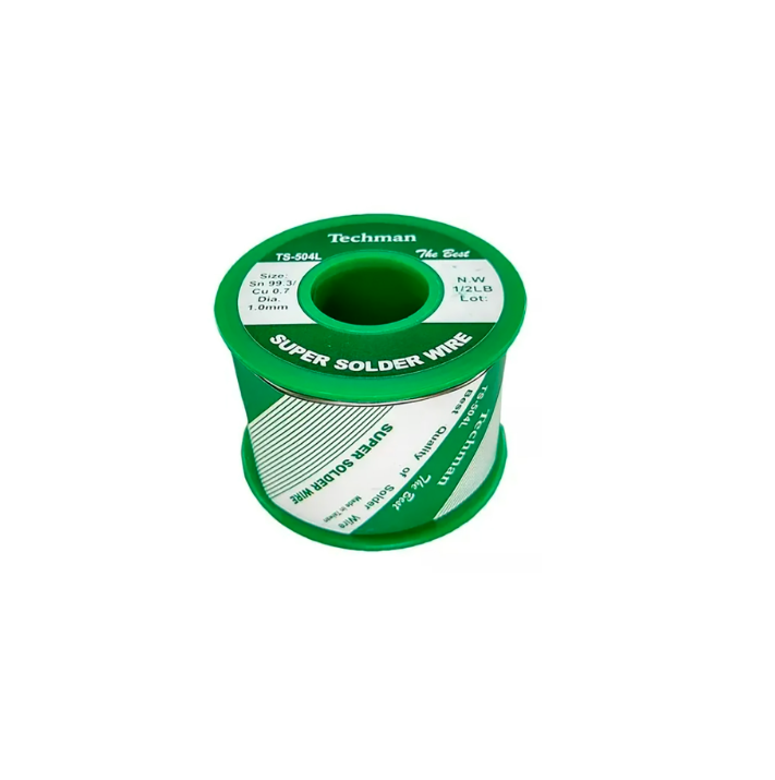SOLDADURA LIBRE DE PLOMO 1mm 1/2 libra