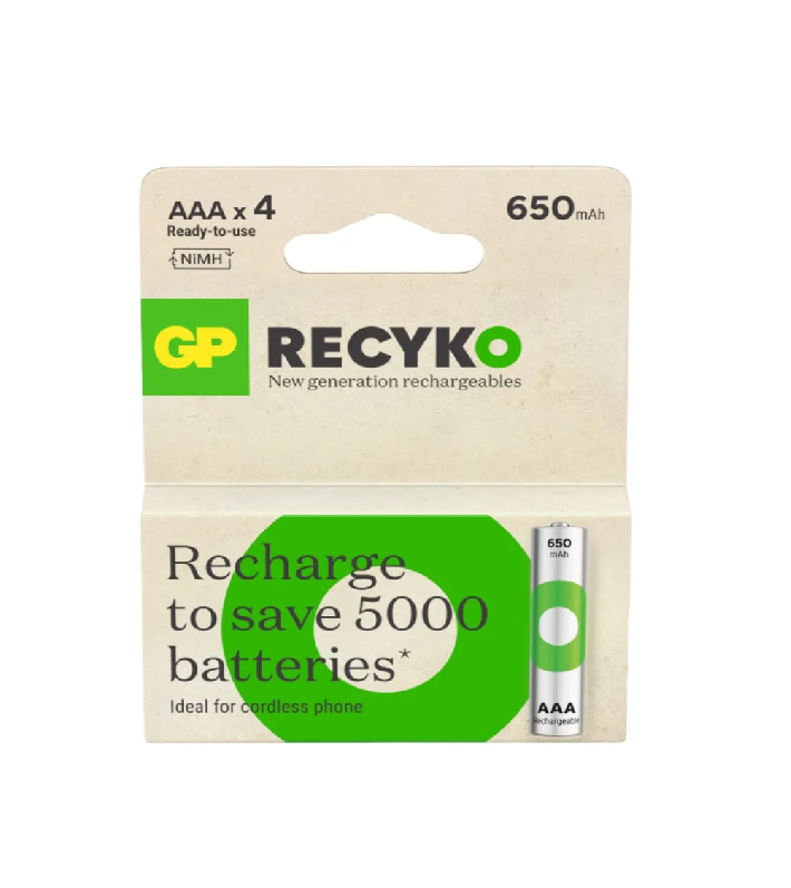 BATERIA RECARGABLE AAA 650mA