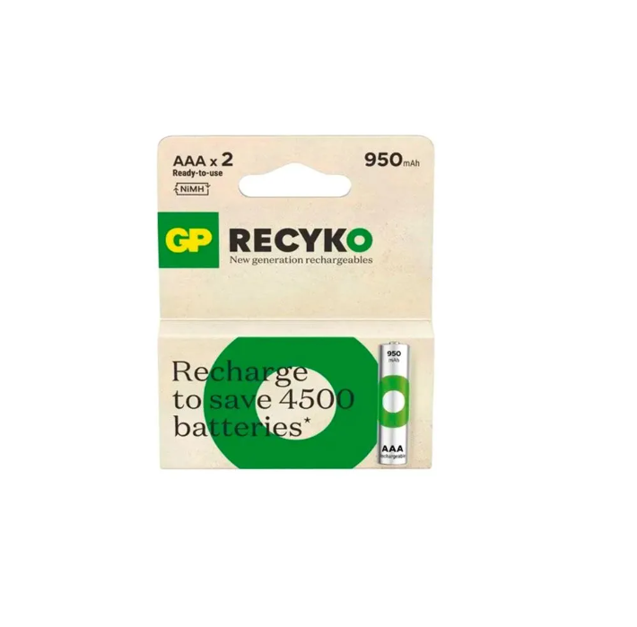 BATERIA RECARGABLE AAA 950mA GP RECYCLO