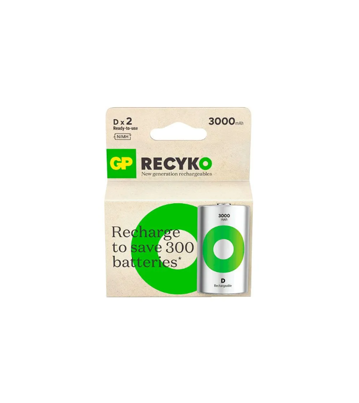 BATERIA RECARGABLE TIPO D 3000mA