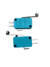 Micro Switch Verde, 3 Pines 16A 125V AC con Palanca 27mm y Rodillo